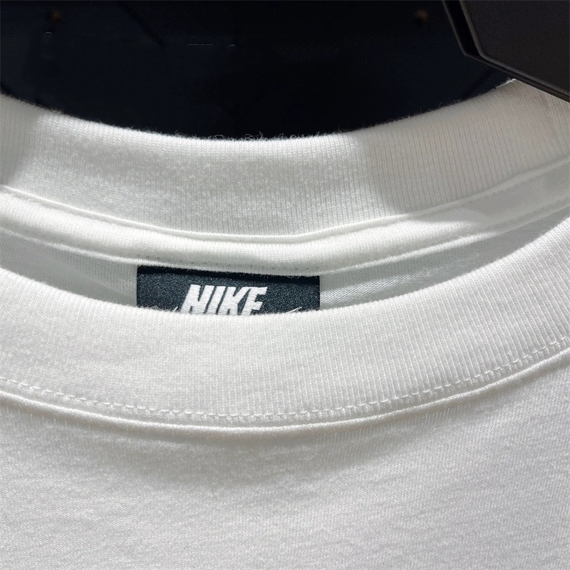 Áo Thun Nike 100% Cotton Tay Lửng Thêu Logo Đơn Giản Dành Cho Nữ