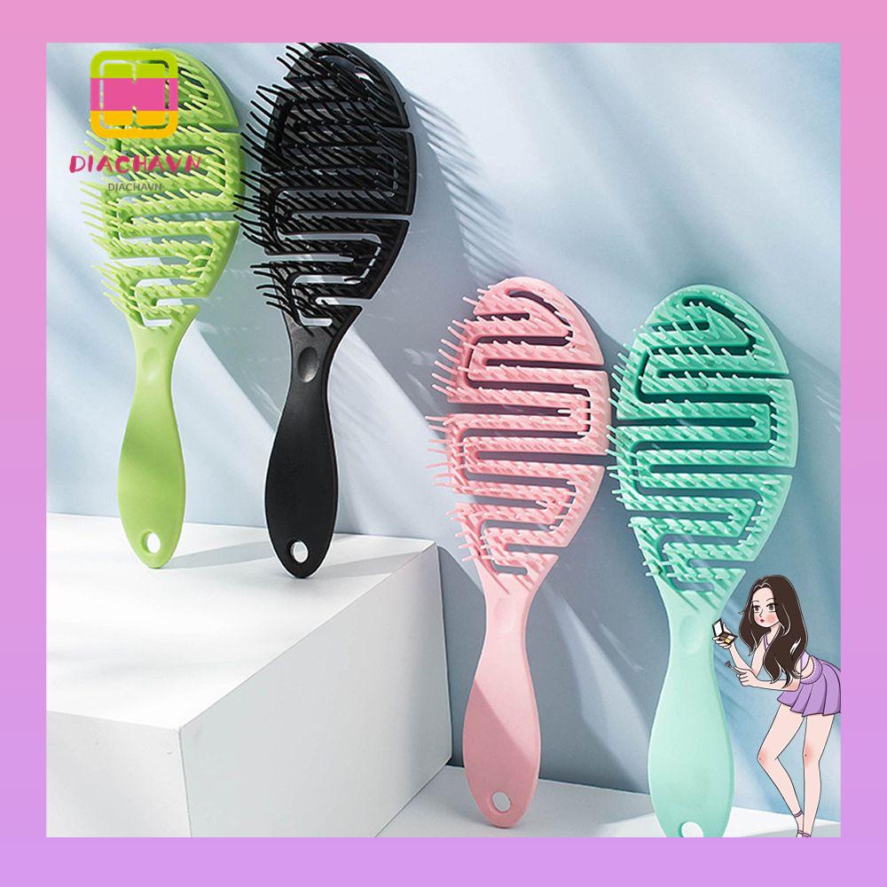 Lược Nhựa TPE Mềm Chống Tĩnh Điện Mát Xa Da Đầu Tiện Dụng