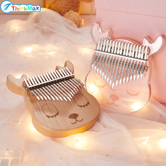 Thinkmax Đàn Kalimba 17 Phím Trong Suốt Bằng Acrylic