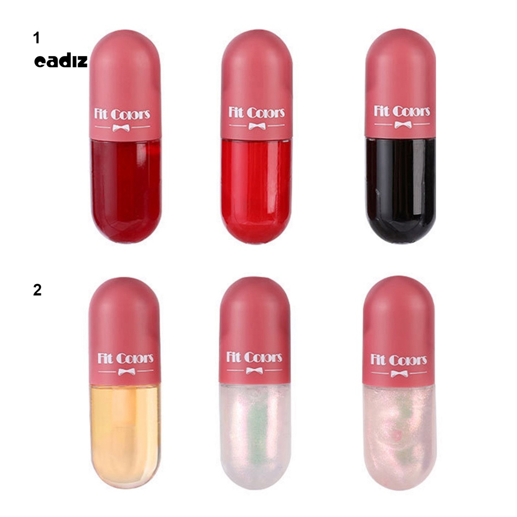 1 Set Son Môi 3X3Ml Hình Viên Con Nhộng Màu Sắc Tươi Tắn Lâu Trôi Không Bết Dính Và Thay Đổi Màu Theo Nhiệt Độ Cho Nữ