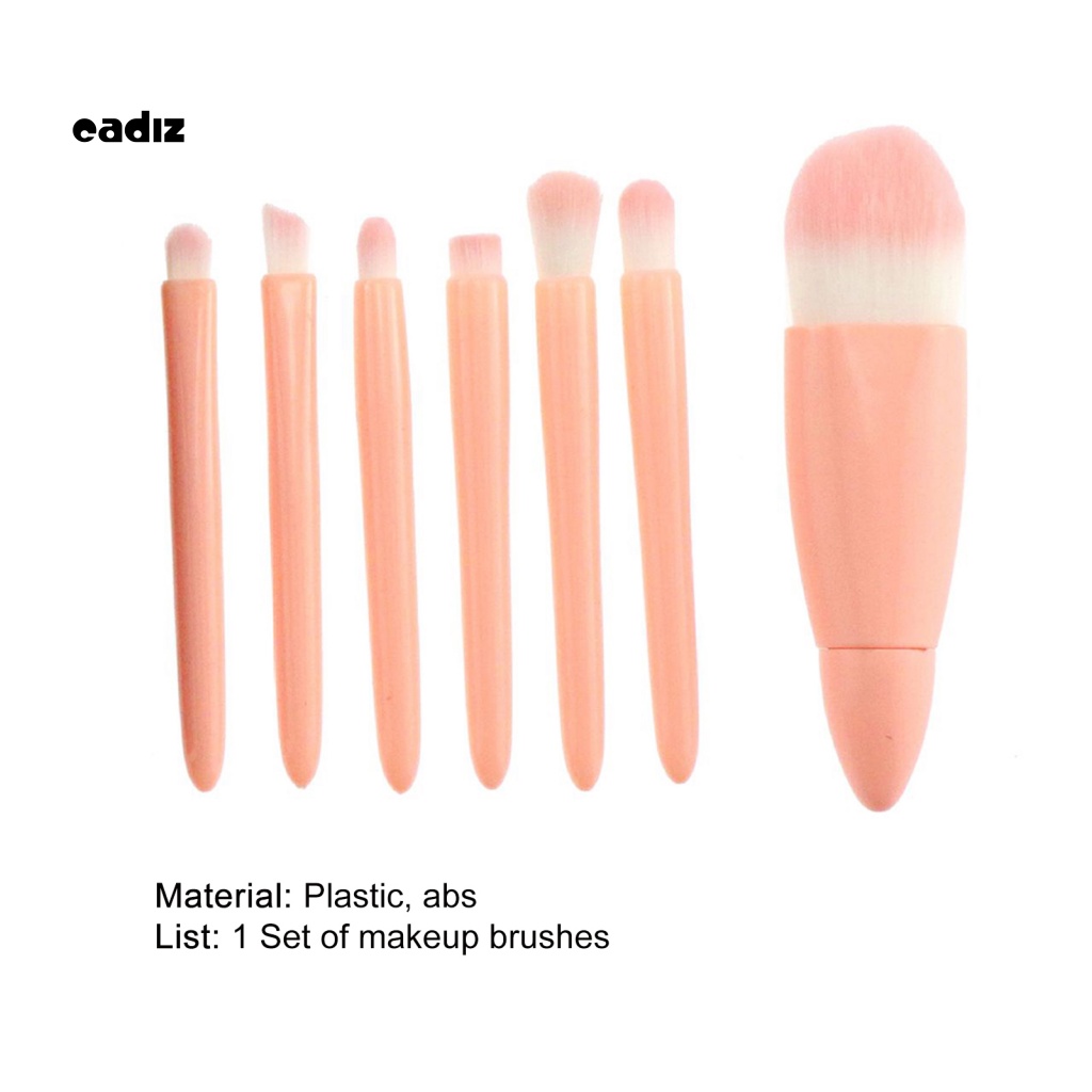 Bộ 7 Cọ Trang Điểm Mềm Mại Có Thể Tái Sử Dụng Cho Salon Làm Đẹp