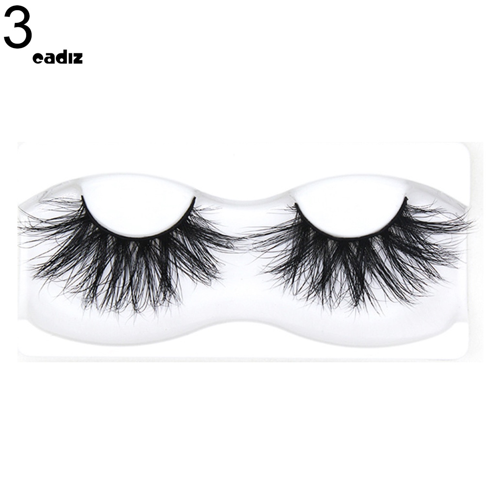 1 Cặp Lông Mi Giả 5D Cong Dày Tự Nhiên
