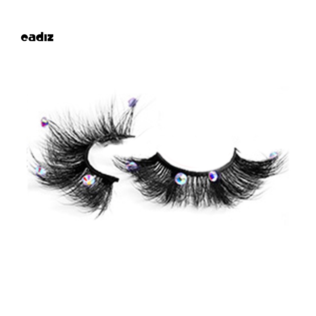 1 Cặp Lông Mi Giả CADI Dài Đính Đá Tự Nhiên Dành Cho Nữ