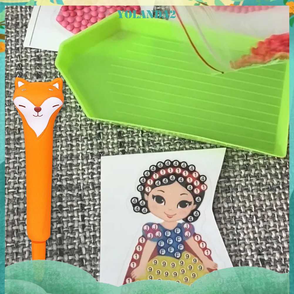 Bút Đính Đá 5D Tự Làm Họa Tiết Hoạt Hình Cho Người Lớn Và Trẻ Em