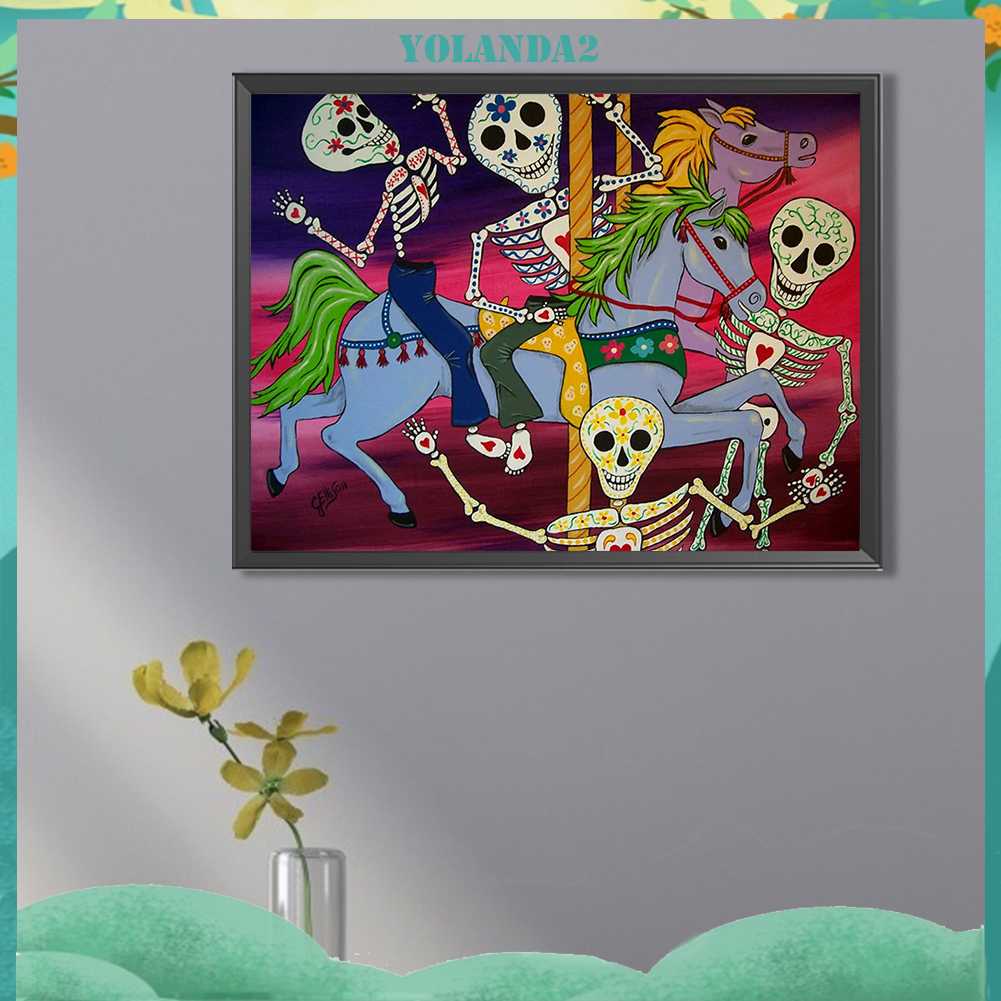 Tranh Đính Đá Kim Cương Toàn Bộ 5D DIY Hình Vẽ Khủng Long