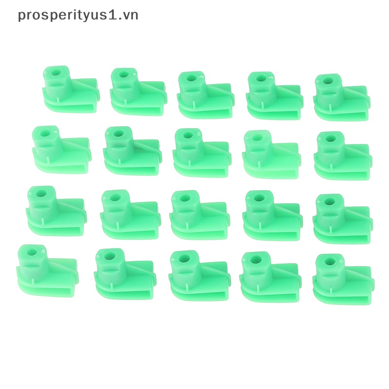 1 [prosperityus1] Set 20 Đinh Ốc Bằng Nhựa Chuyên Dụng Cho Xe Hơi Audi Ford Focus Opel Vauxhall AD-047