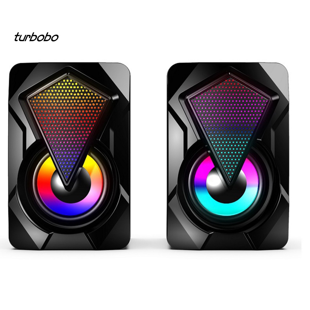 Set 2 Loa Âm Thanh Subwoofer Cổng USB Dành Cho Văn Phòng / Nhà Cửa