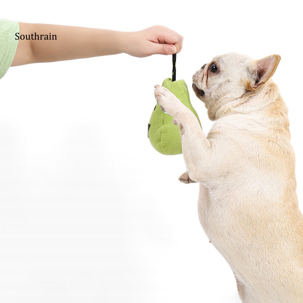 Đồ Chơi Huấn Luyện Thú Cưng Hình Quả Lê Có Âm Thanh Vui Nhộn