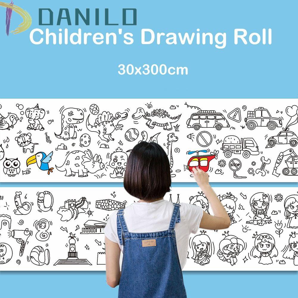 Giấy Dán Tô Màu Nghệ Thuật DANILO Cho Người Lớn Và Trẻ Em