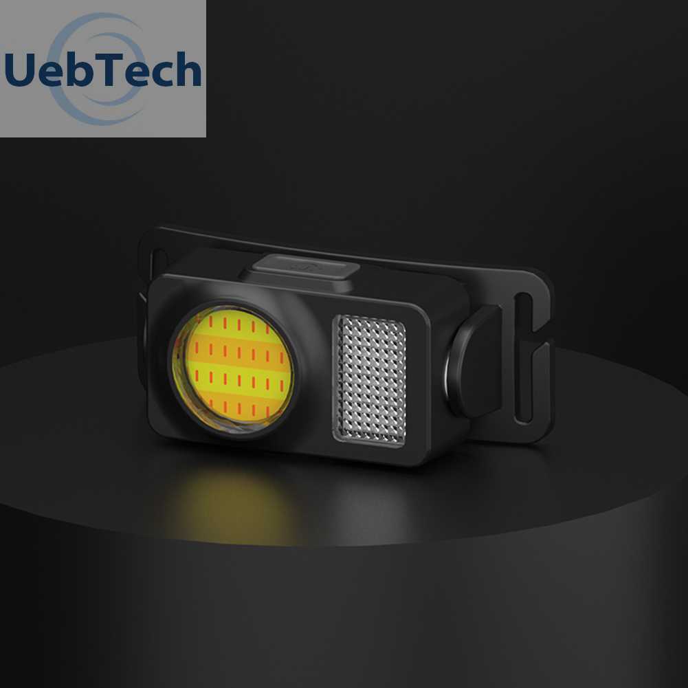 Đèn LED COB Đeo Trán IPX4 Cổng Sạc USB Dùng Khi Đi Cắm Trại