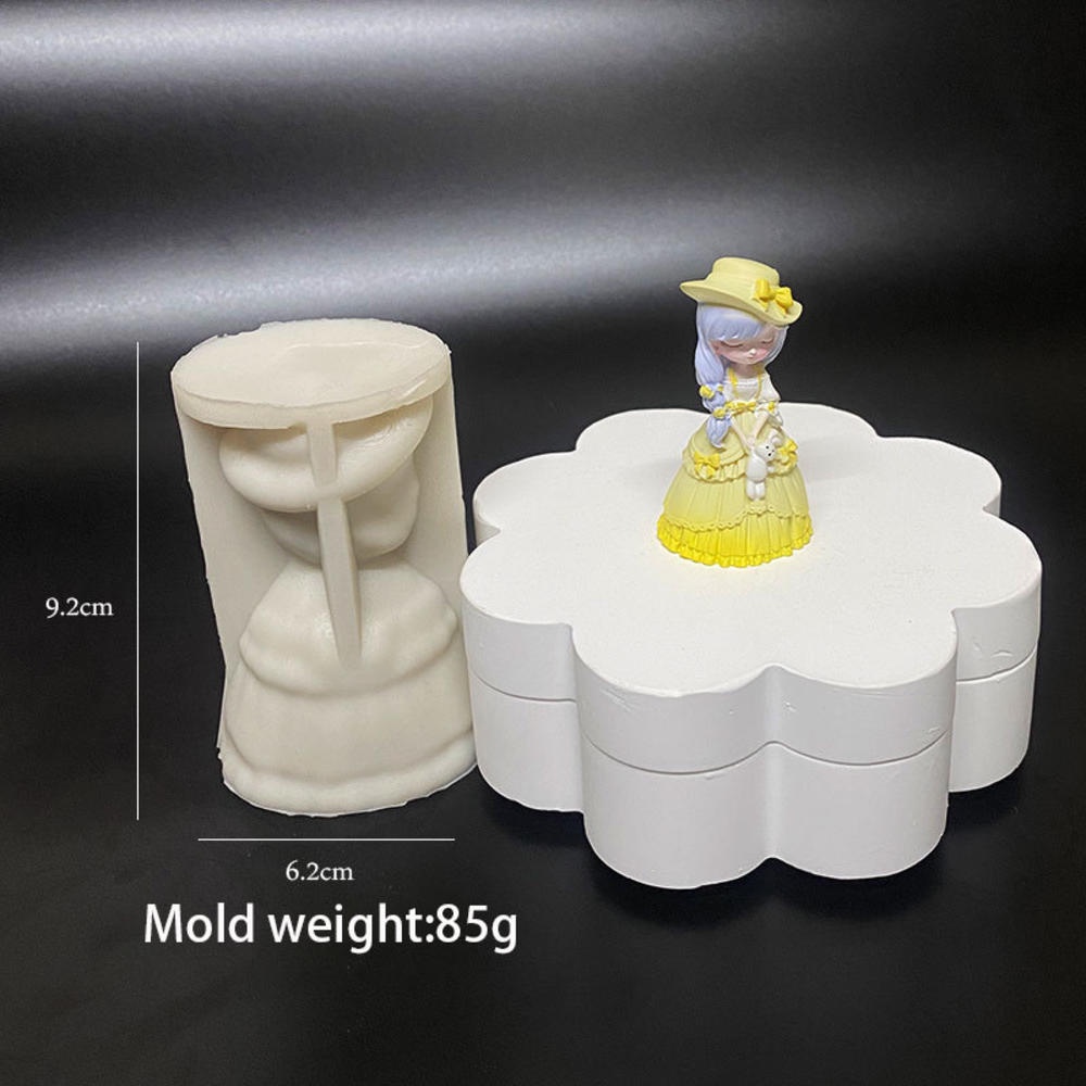 Khuôn Silicone Làm Xà Phòng / Nến Hình Công Chúa Betty DIY