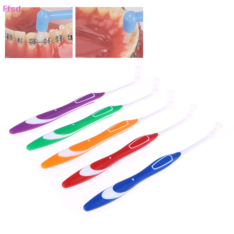 {Ffsd} Bàn Chải Đánh Răng Một Đầu Mềm Mại Chỉnh Nha * Bán Chạy