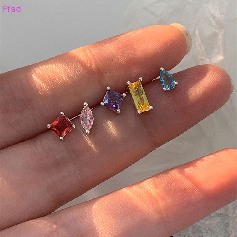 1 Đôi Bông Tai Bạc S925 Hình Học Xoắn Ốc Dành Cho Nữ