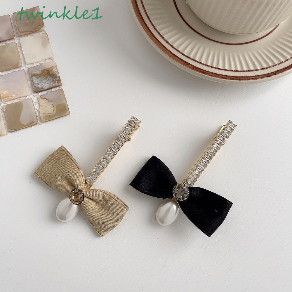 Kẹp Tóc Nơ Lấp Lánh Phong Cách Hàn Quốc Cho Nữ|Phụ Kiện Dây Buộc Tóc Xinh Xắn Thời Trang