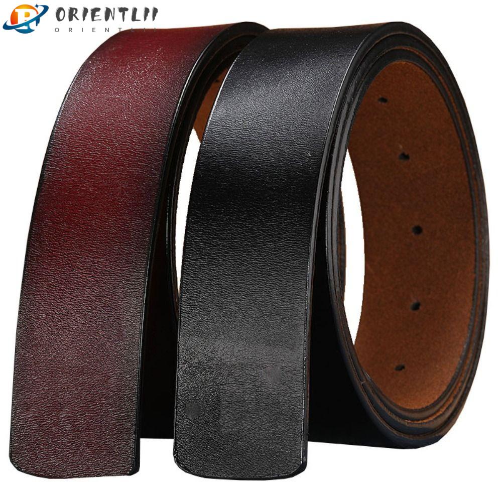 Dây Nịt Da Thật 3.3 / 3.8cm Với Lỗ Xỏ DIY Tiện Dụng