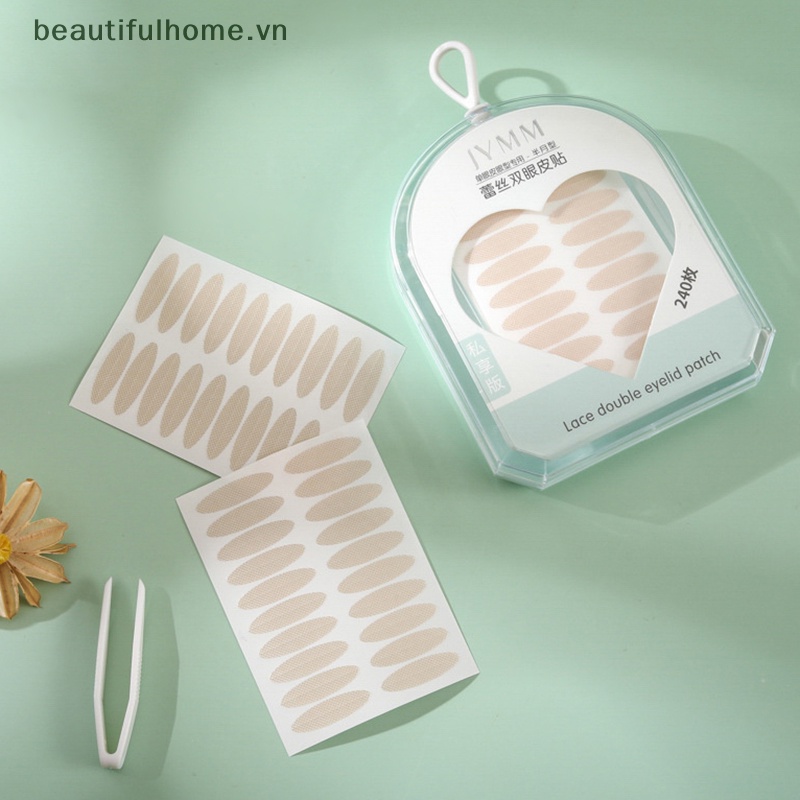 Bộ 240 Miếng Dán Kích Mí Vô Hình Dùng Trang Điểm