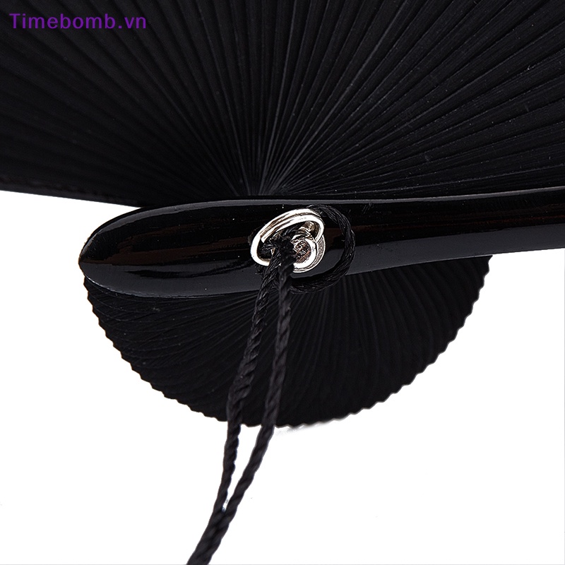 # Túi Đeo Chéo Thời Trang Hàn Cho Nữ # Quạt Xếp Màu Đen Phong Cách Trung Hoa Cổ Điển