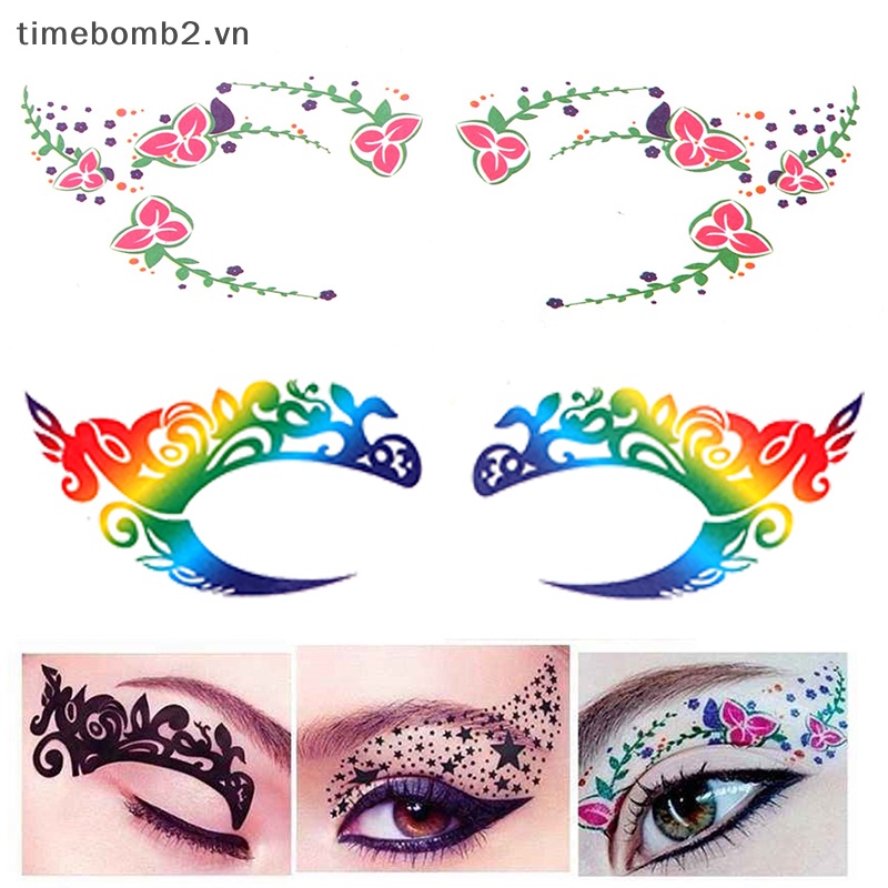 Miếng Dán Chuyển Hình Xăm Tạm Thời Họa Tiết Halloween Độc Đáo