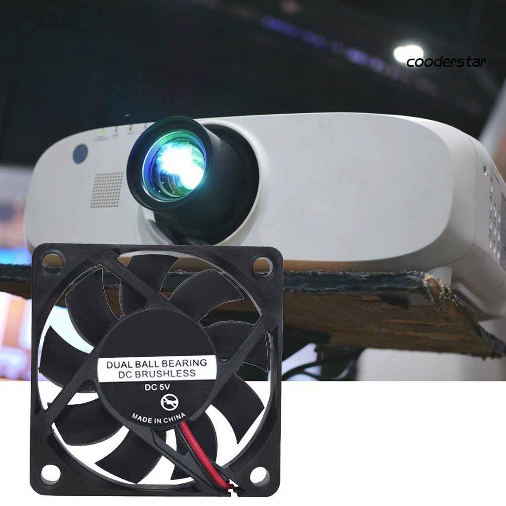 Quạt Tản Nhiệt Bằng Nhựa DC 6015 Chuyên Dụng Cho Máy Chiếu Biến Tần