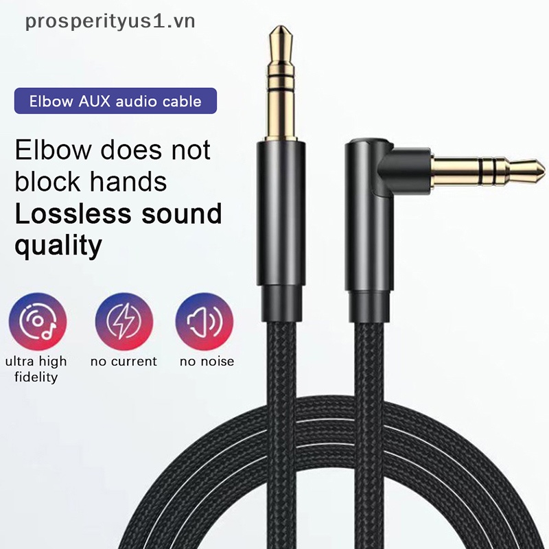 Cáp Nối Dài Khuếch Đại Âm Thanh Jack Cắm 3.5mm Male Sang Male Aux prosperityus1