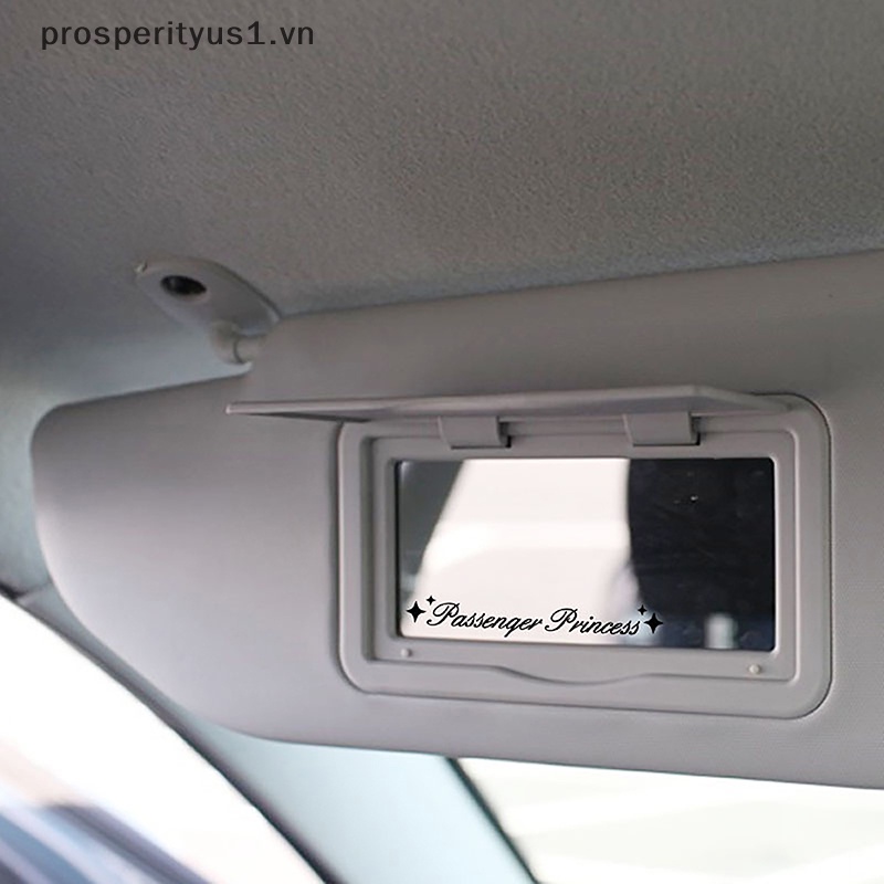 [prosperityus1] Đề Can Dán Gương Chiếu Hậu Ô Tô Hành Khách Hình Ngôi Sao Phong Cách Công Chúa [VN