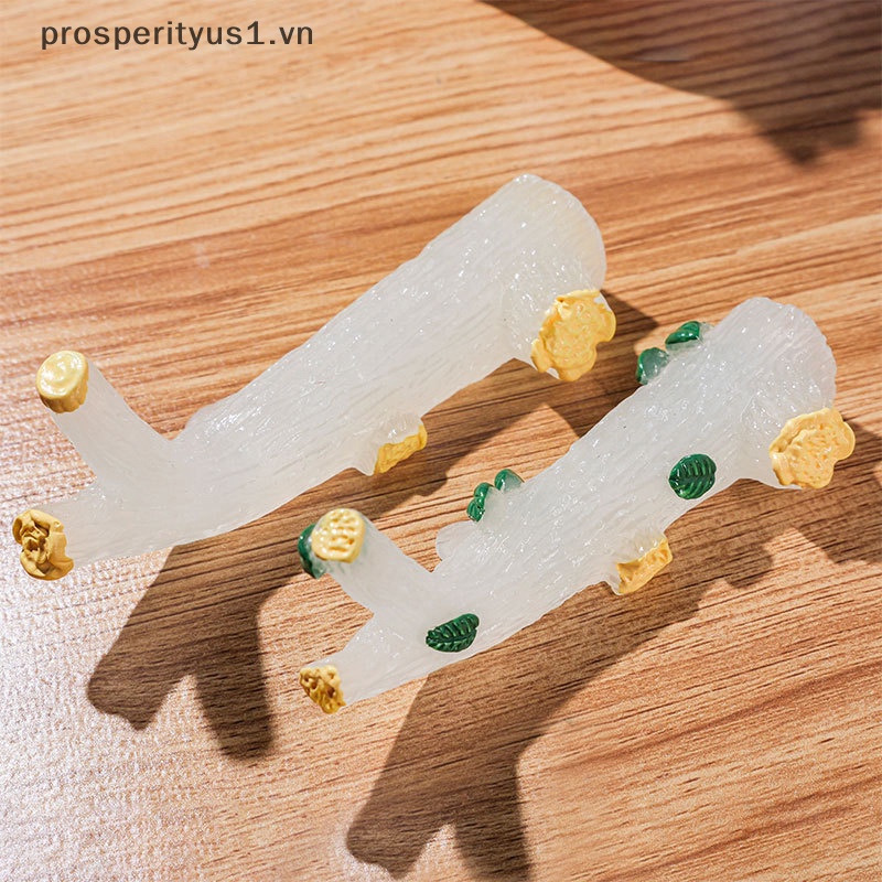 1 [Prosperityus] 1 Đồ Chơi Resin Phát Sáng Trong Bóng Tối Hình Hoạt Họa Mini Diy