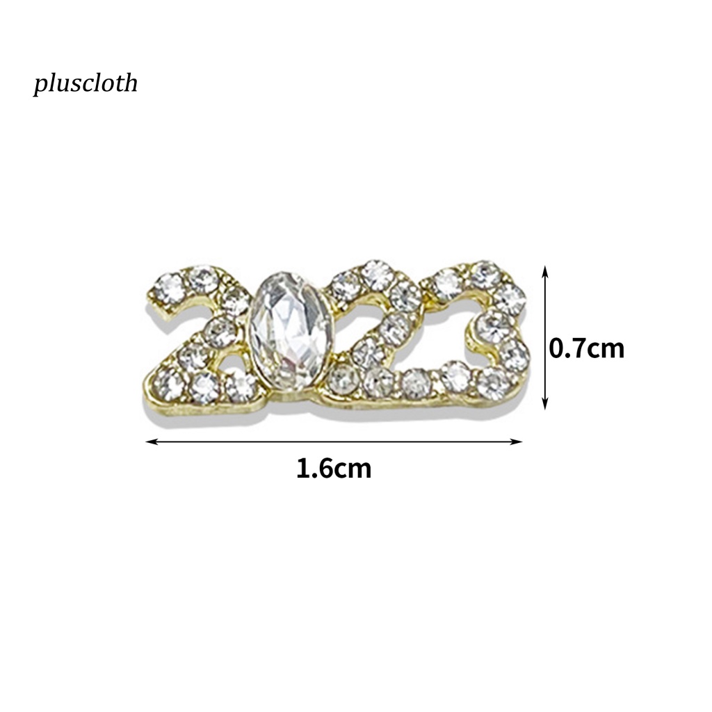Hộp Hạt Kim Cương Giả Lấp Lánh Trang Trí Móng Tay 2023