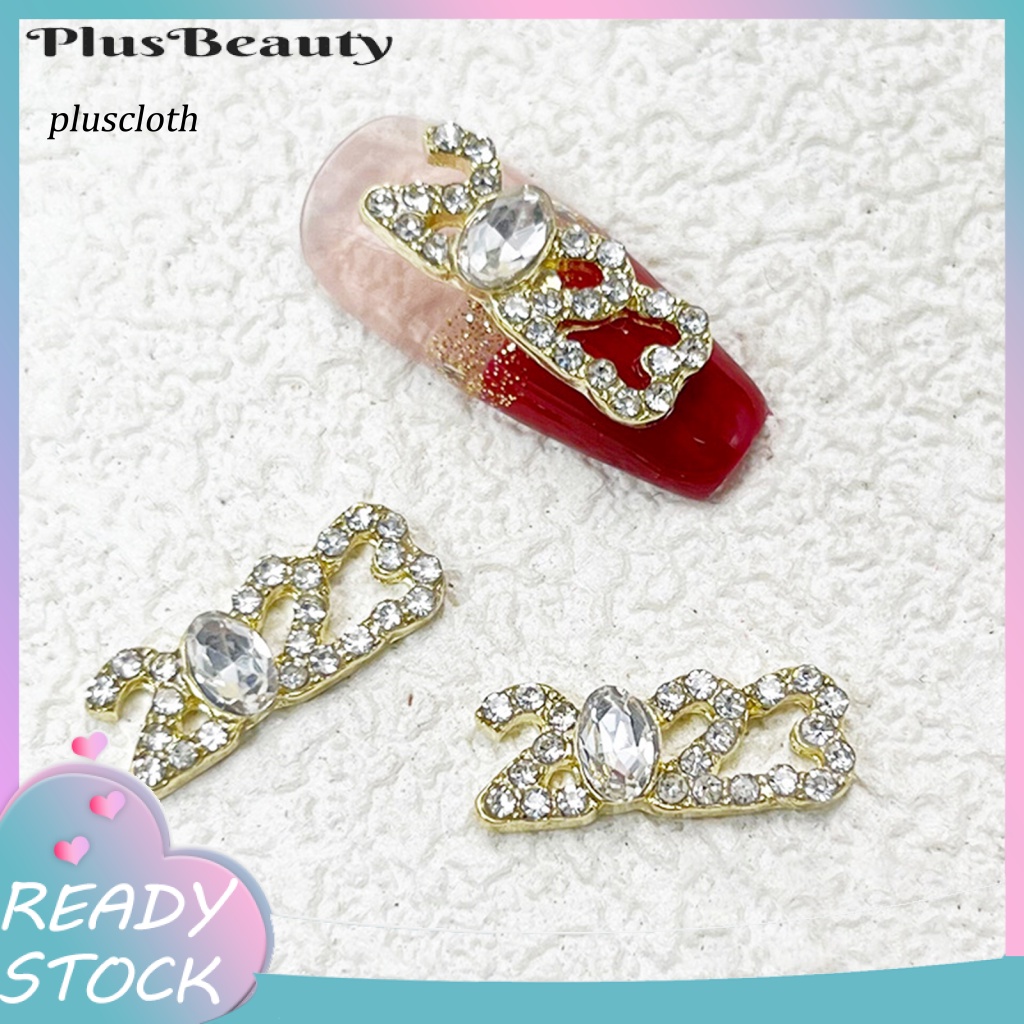 Hộp Hạt Kim Cương Giả Lấp Lánh Trang Trí Móng Tay 2023