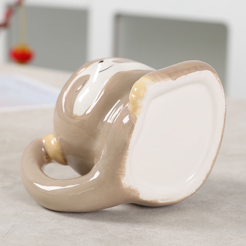 Cốc Sứ Uống Nước Hình Con Lười 3D Cá Nhân Hóa Cho Văn Phòng / Trẻ Em Bán Chạy