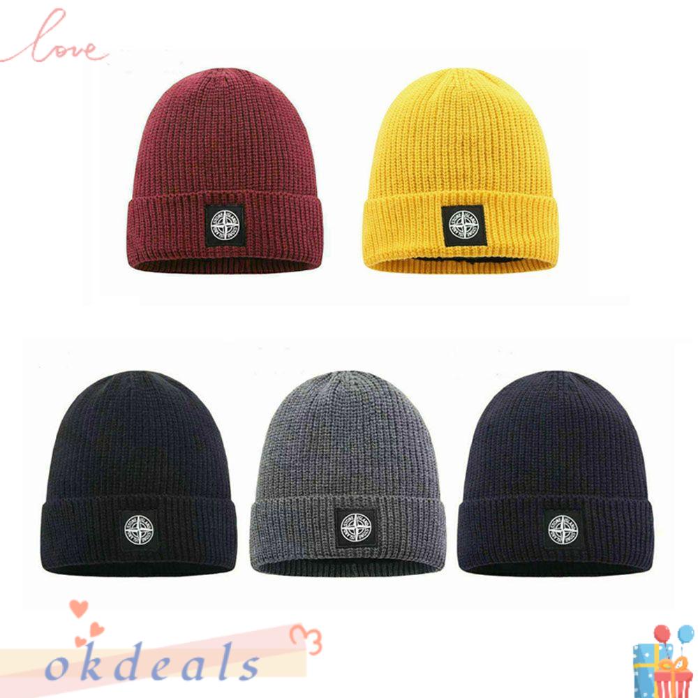 OKDEALS Mũ Len Dày Dặn Giữ Ấm Thời Trang Xu Hướng