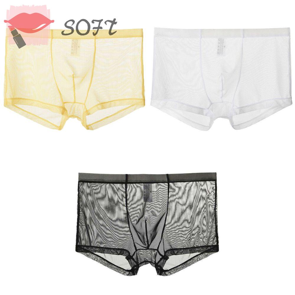 Quần Lót Ren Lưng Thấp Thoáng Khí Quyến Rũ Cho Nam