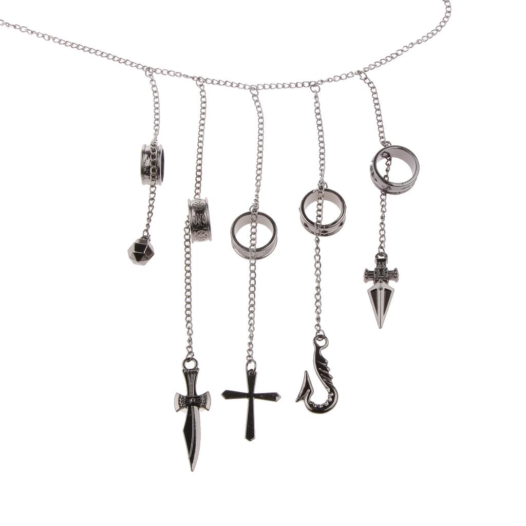 Kurapika 5 w / Vòng tay dây chuyền quyến rũ Đạo cụ Cosplay