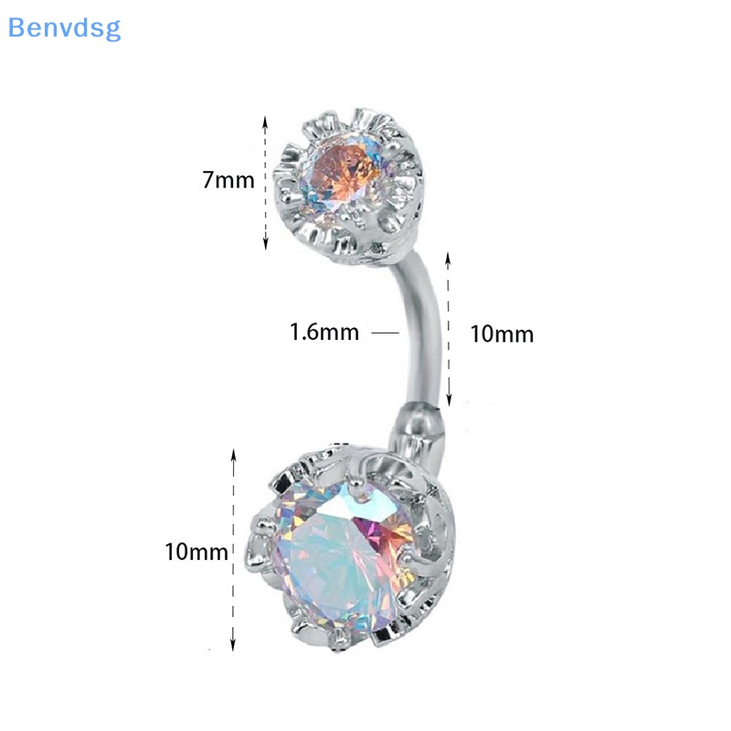 Khuyên Rốn Đính Đá Zircon Trang Sức Múa Bụng Cho Nữ