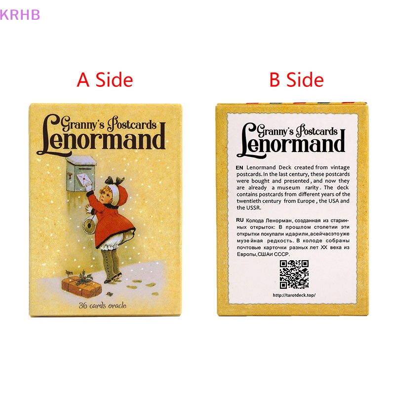 Bộ Thẻ Bài Tarot Oracle Của Granny 'S Lenormand Oracle Mới