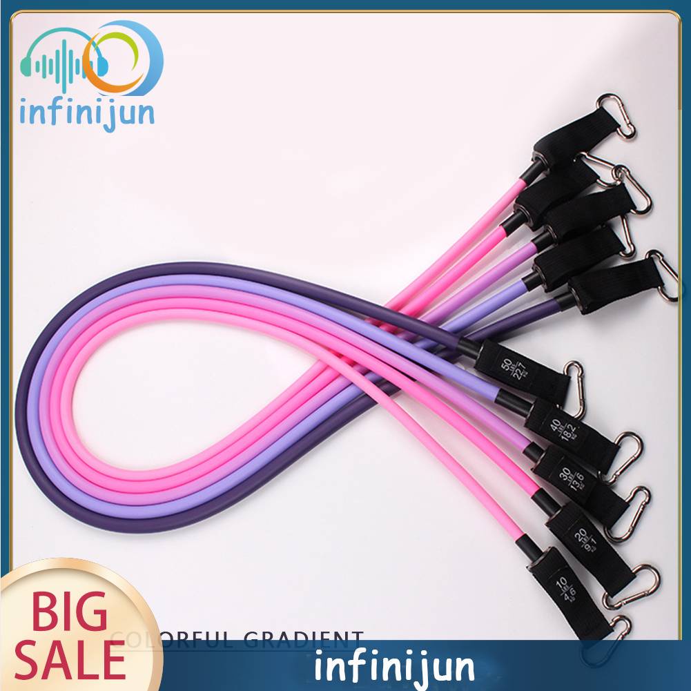 Set 11 Dụng Cụ Dây Kéo Đàn Hồi Hỗ Trợ Tập Thể Hình Chống Trượt