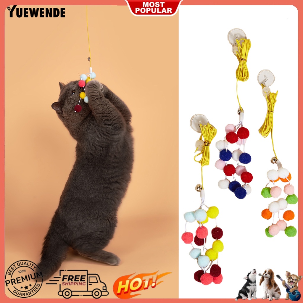 Đồ Chơi Hình Sâu Bướm Có Giác Hút Độ Co Giãn Cao Cho Mèo Cưng