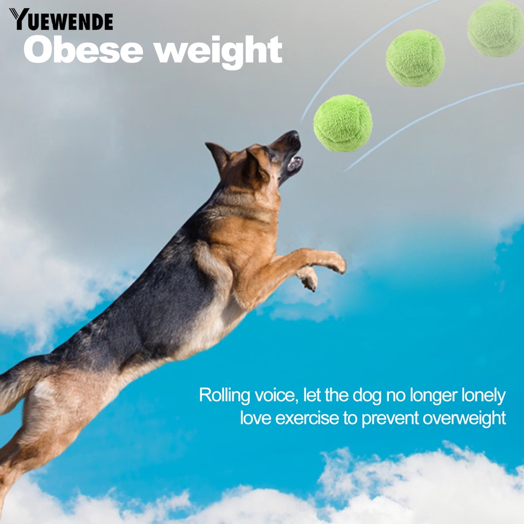 1 Bộ Bóng Lông Mềm YQ.E Chống Cắn Có Thể Sạc Lại Và Âm Thanh Dành Cho Thú Cưng