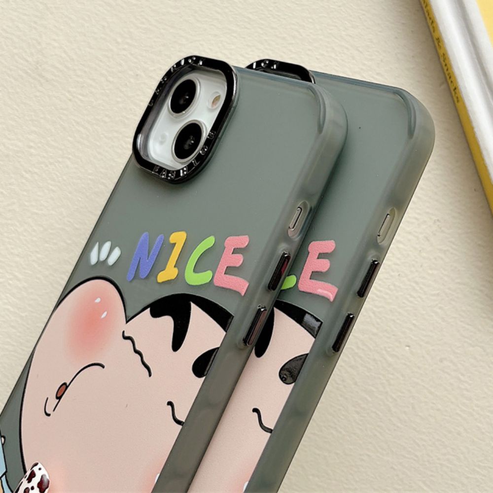 Ốp Điện Thoại Họa Tiết Shin-chan Cho IPhone 11 14 13 12 Pro Max XS XR 7 8 Plus