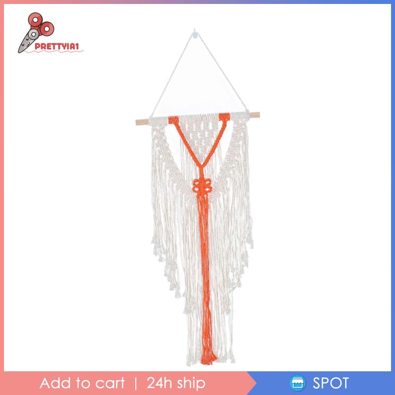 Thảm Dệt Macrame Prettyia1 Treo Tường Trang Trí Phòng Ngủ / Nhà Ở