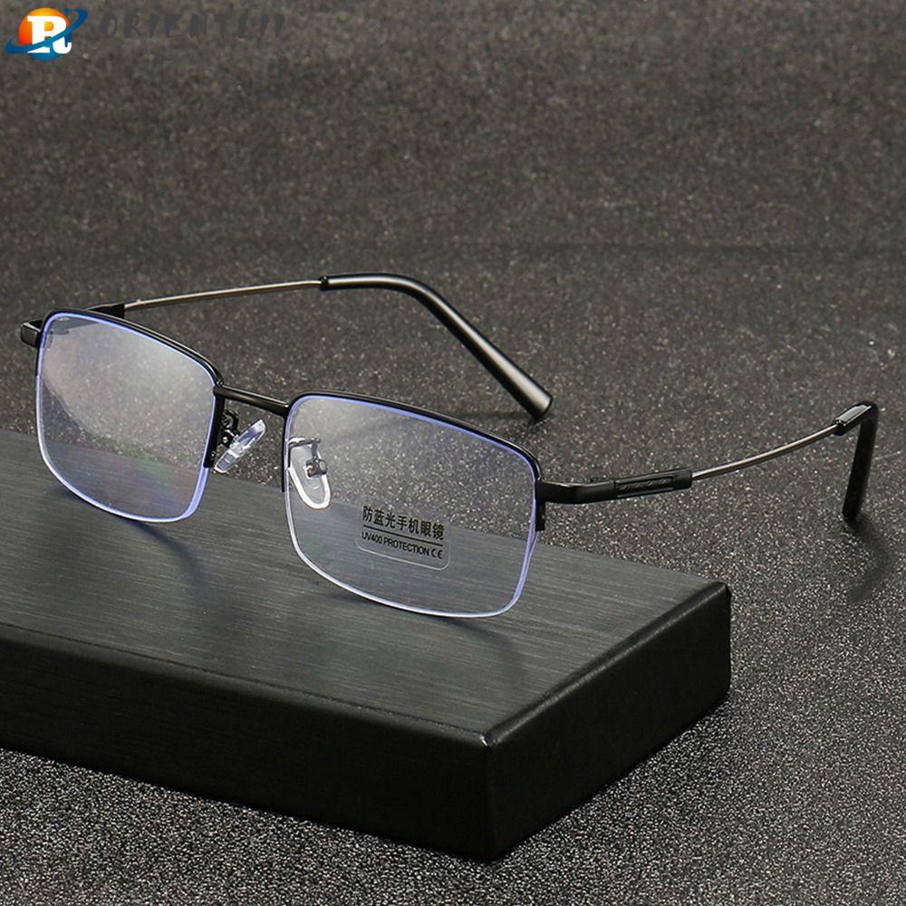 Kính Đọc Sách Nửa Gọng Đơn Giản Chống Ánh Sáng Xanh