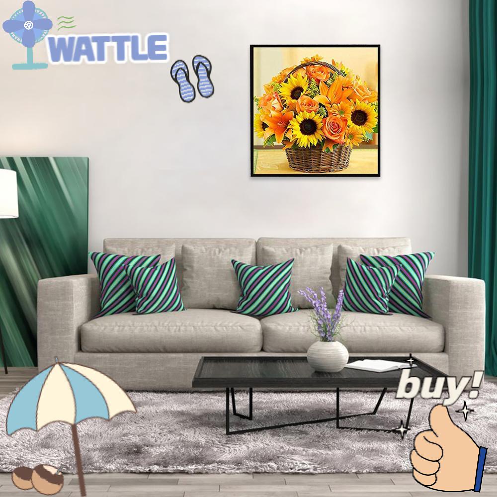 Bộ Tranh Thêu Chữ Thập 5D Tự Làm Vẽ Hình Người Lớn Trang Trí Nhà Cửa