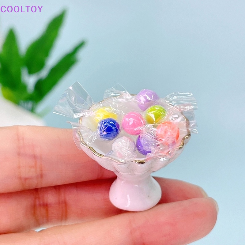 1 Bộ Kẹo / Món Tráng Miệng 1: 12 Dùng Để Trang Trí Nhà Búp Bê