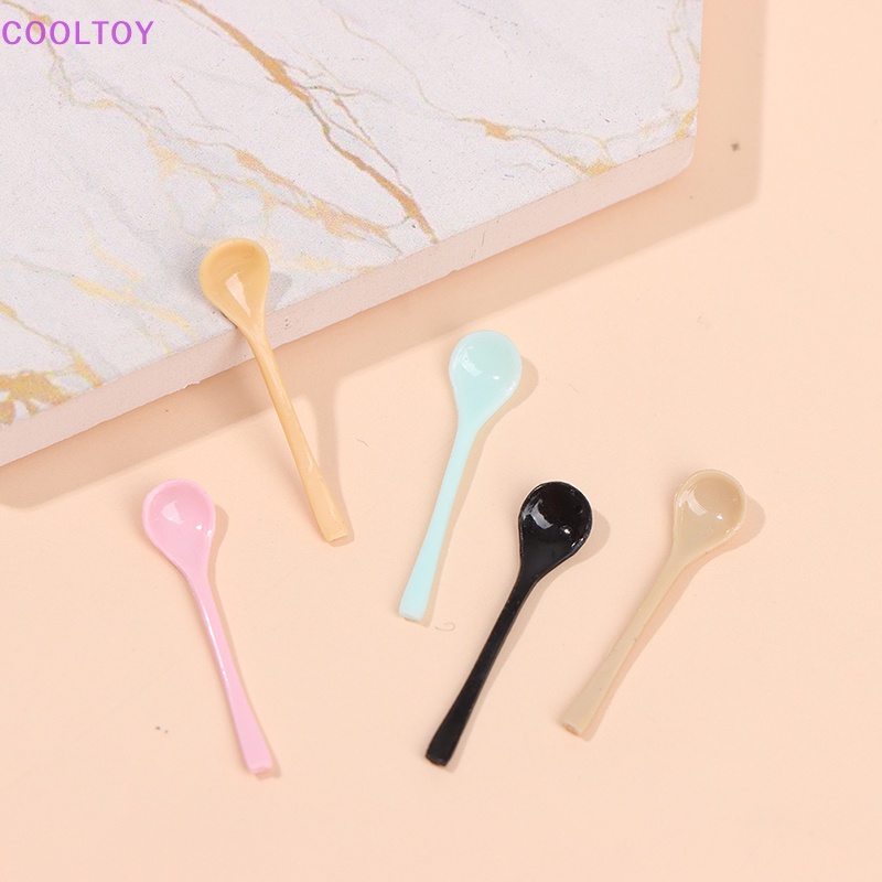 Cooltoy 1 Muỗng Ăn Kem / Yogurt Mini Trang Trí Nhà Búp Bê