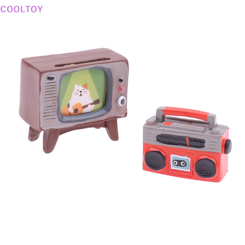 Cooltoy Mô Hình TV Mini Để Bàn Trang Trí