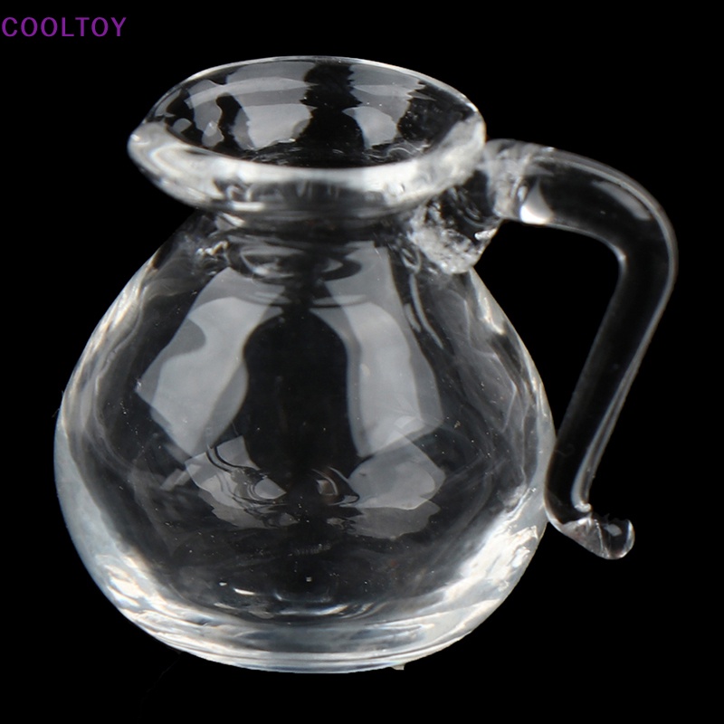 Mô Hình Bình Nước Ép Trái Cây Mini Bằng Kính Thủy Tinh Trang Trí Nhà Búp Bê 1 / 12