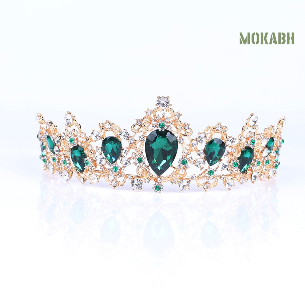 Cài Tóc Hình Vương Miện Đính Đá Lấp Lánh Dành Cho Cô Dâu