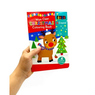 Wipe Clean Colouring Books - Rudolph