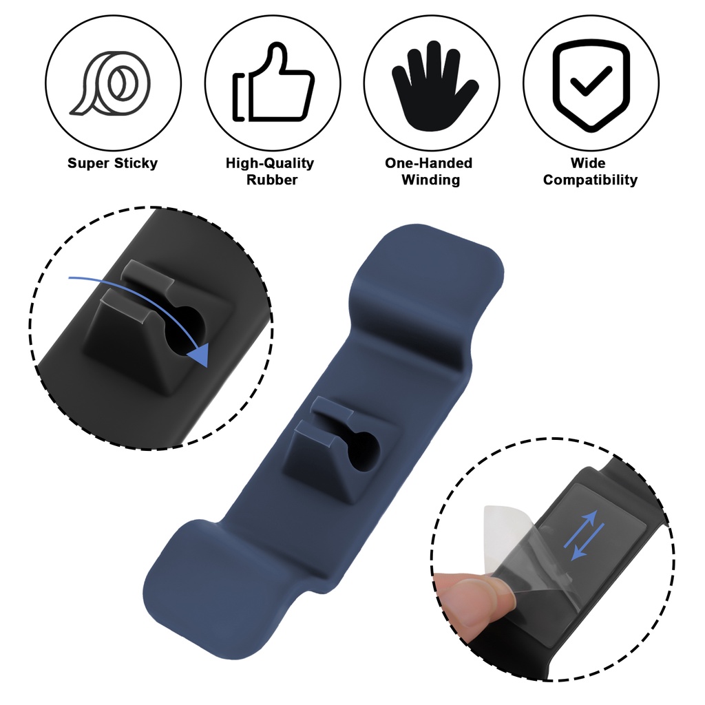 Bộ 10 Dụng Cụ Quấn Dây Cáp Sạc Thông Minh Cho Nhà Bếp