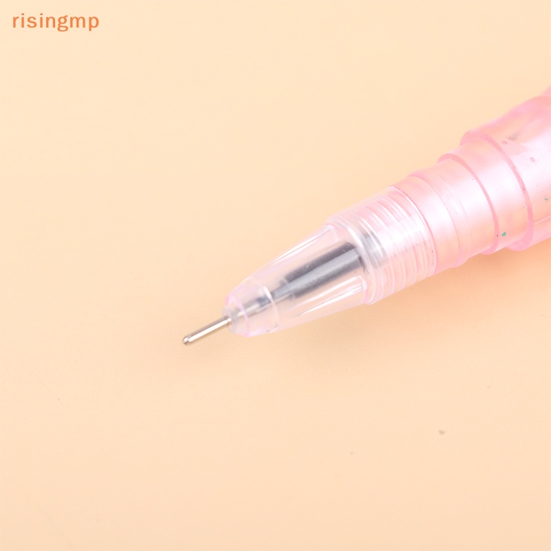 Set 5 Bút Trang Trí Mặt Dây Chuyền Hình Nàng Tiên Cá Đính Pha Lê Lấp Lánh