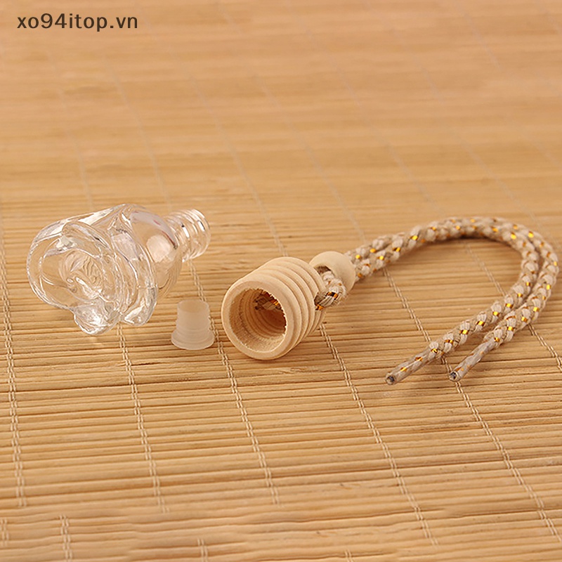 Xoitop Bình Hoa Thủy Tinh Trong Suốt Có Thể Bơm Đầy Lại Dùng Để Trang Trí Nội Thất Xe Hơi